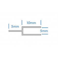 10 x 5 x 5mm Y Section Lead Came - 25kg Box
